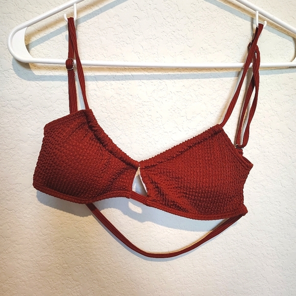 Rust Colored Bathing Suit Top - Picture 1 of 2